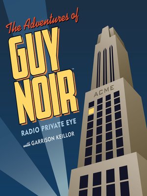 cover image of The Adventures of Guy Noir